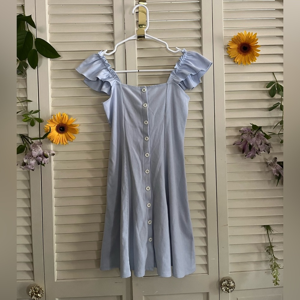 Forever 21 light blue, short, size small dress